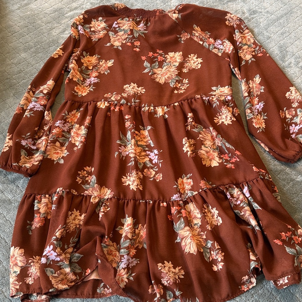 American Eagle floral tiered minidress - Picture 5 of 6